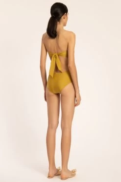 SOLID STRAPLESS SWIMSUIT WITH CUT-OUTS -Varley Store MATC0325V212