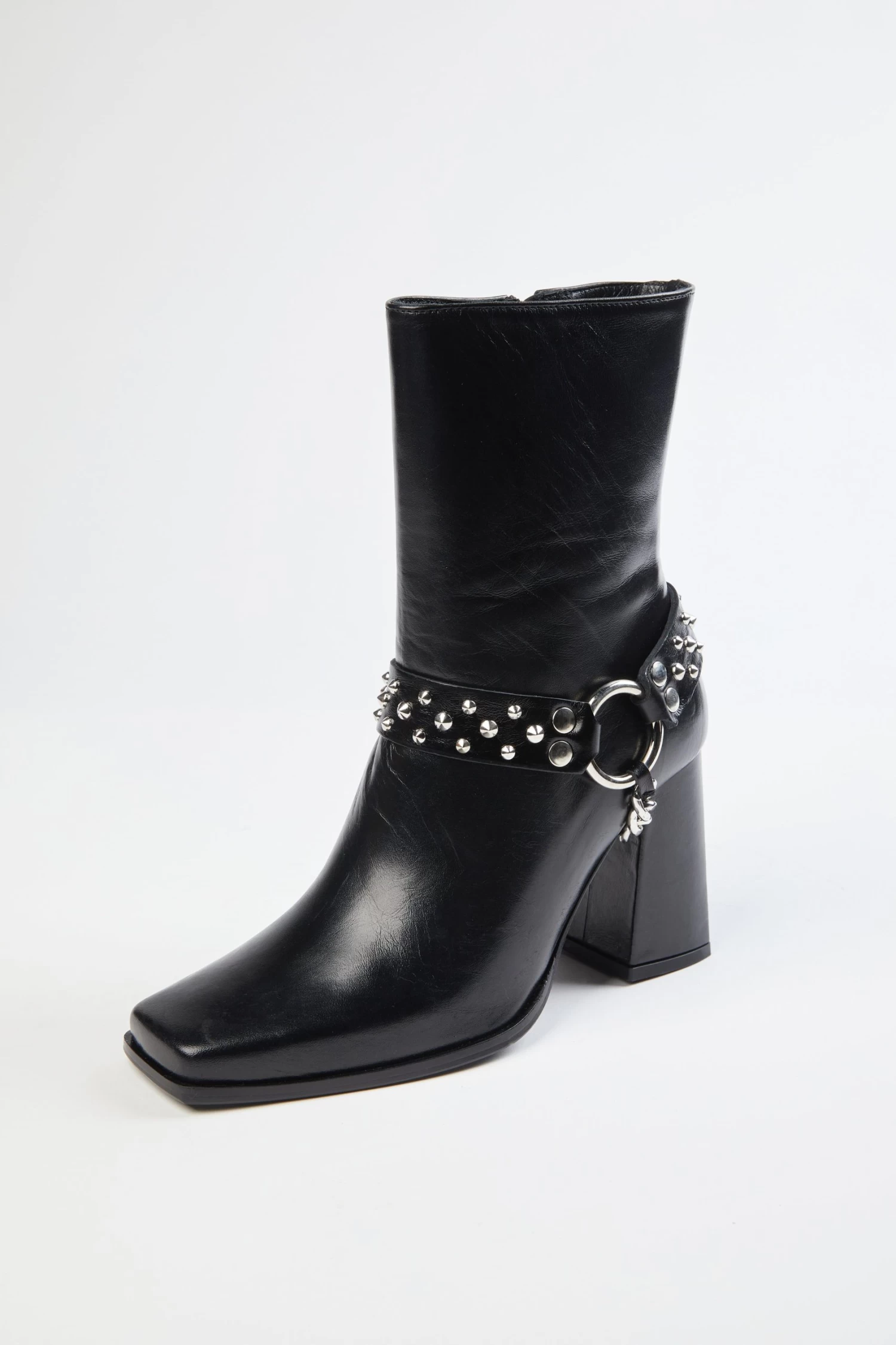 THE KOOPLES HEELED BOOTS WITH REMOVABLE JEWEL 1 THE KOOPLES HEELED BOOTS WITH REMOVABLE JEWEL