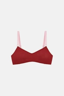 DORA LARSEN ROSALIE ORGANIC COTTON BRALETTE