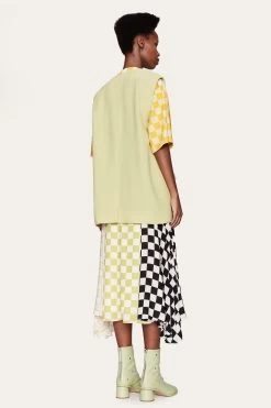 Stine Goya DANIELA SKIRT -Varley Store SG3571 Daniela 1108ChecksMix 1213Checks Extra3