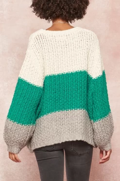 OVERSIZED COLORBLOCK CROCHET KNIT SWEATER -Varley Store ScreenShot2021 10 09at10.40.34PM