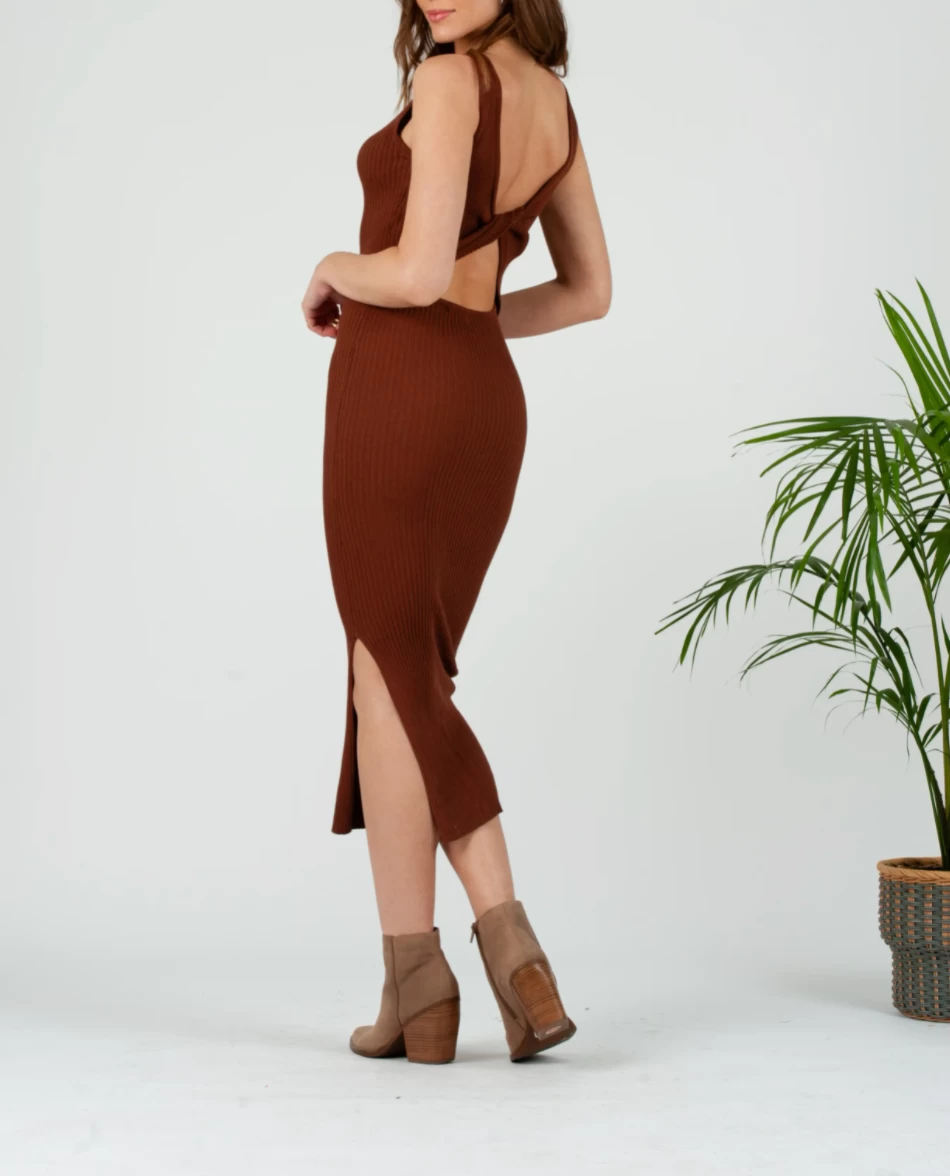 BRODY OPEN-BACK KNIT DRESS 6 BRODY OPEN-BACK KNIT DRESS - Image 6