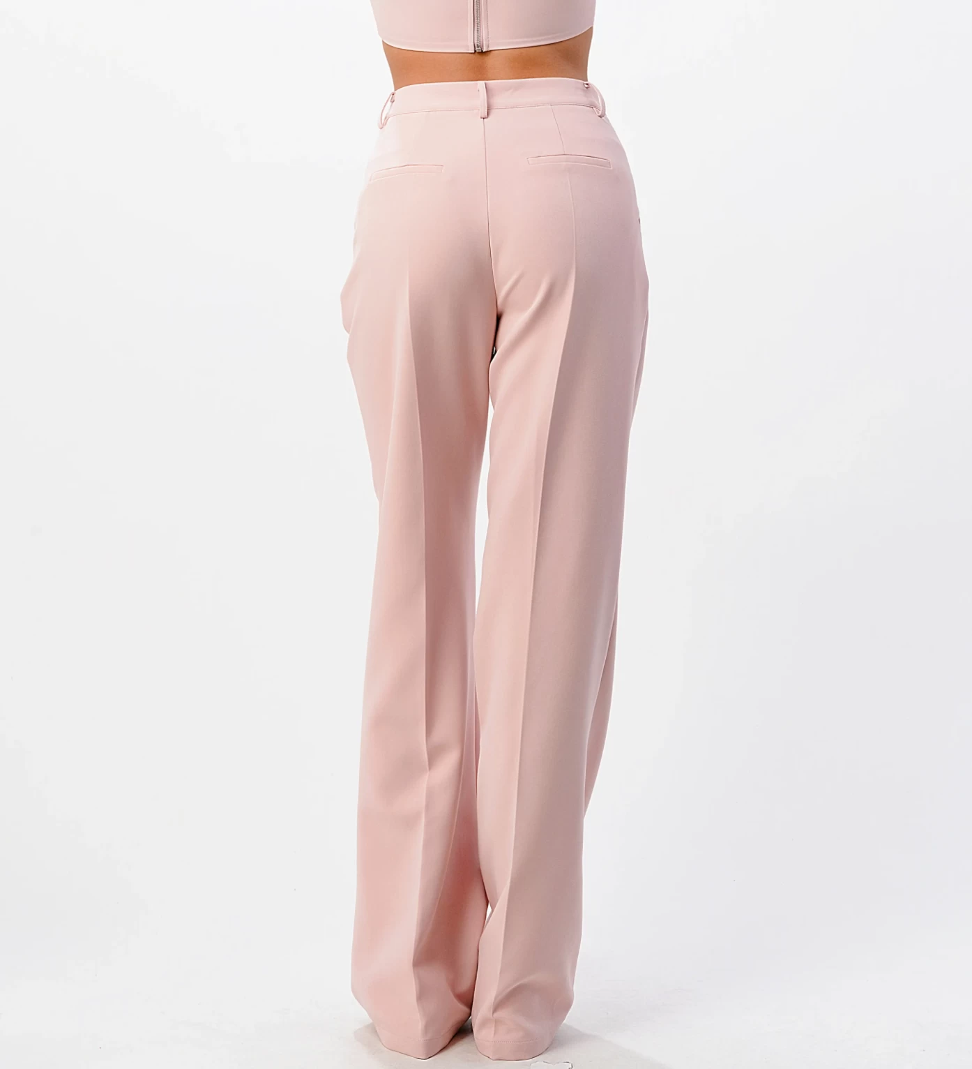 FRONT SEAM WIDE LEG PANTS 5 FRONT SEAM WIDE LEG PANTS - Image 5