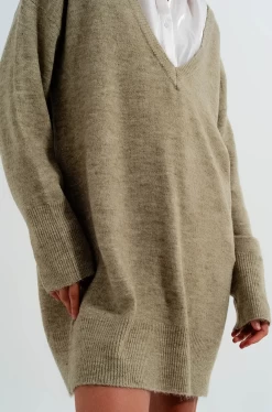 OVERSIZED V-NECK JUMPER -Varley Store ScreenShot2021 11 01at8.32.09AM