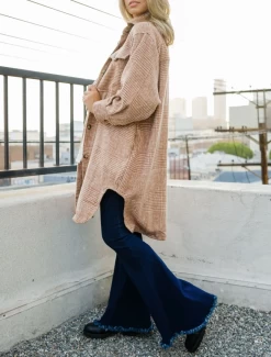 HOUNDSTOOTH BRUSHED SHIRT-JACKET 10 HOUNDSTOOTH BRUSHED SHIRT-JACKET -Varley Store ScreenShot2021 11 17at1.10.16PM