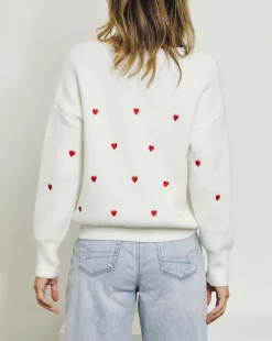 CROSS MY HEART EMBROIDERED SWEATER 9 CROSS MY HEART EMBROIDERED SWEATER -Varley Store ScreenShot2021 11 27at5.37.46AM
