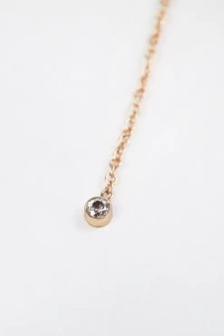 DAINTY DIAMOND LARIAT NECKLACE -Varley Store SilenceCoAccessoriesDec620207502