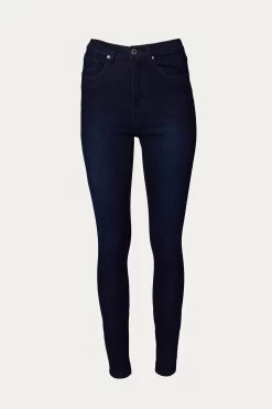 HIGH RISE SKINNY ANKLE ZIP