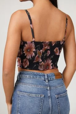 THE KOOPLES FLORAL CROP TOP -Varley Store SilenceCoEcommOct19202012376