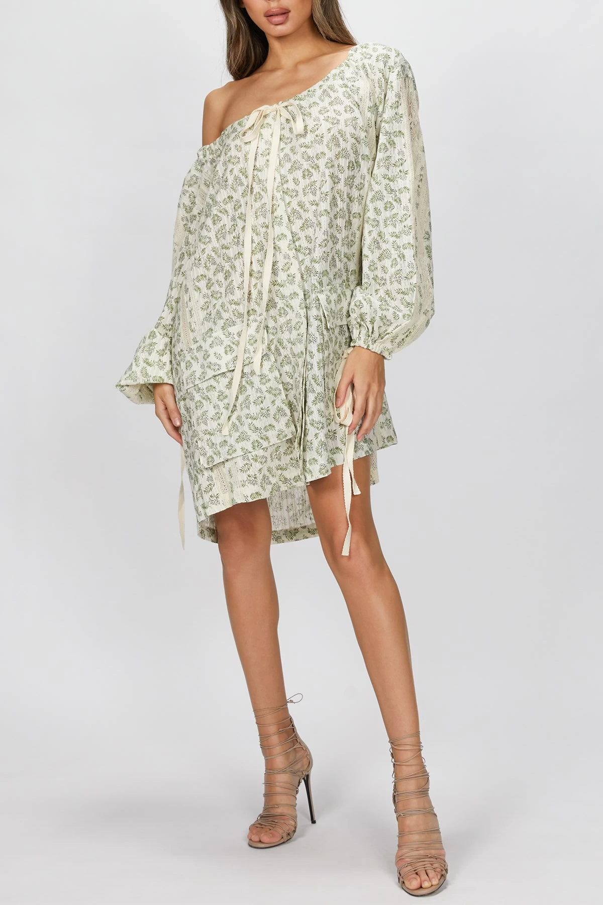 OFF-THE-SHOULDER MINI DRESS 2 OFF-THE-SHOULDER MINI DRESS - Image 2