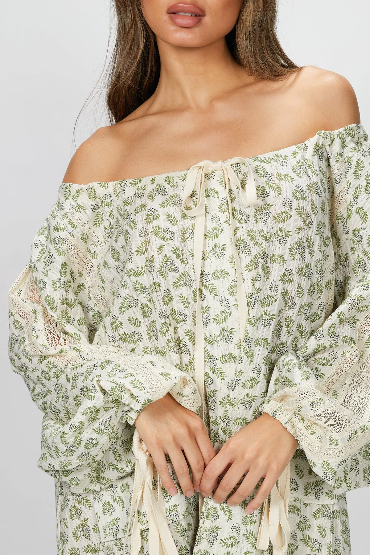 OFF-THE-SHOULDER MINI DRESS 6 OFF-THE-SHOULDER MINI DRESS - Image 6