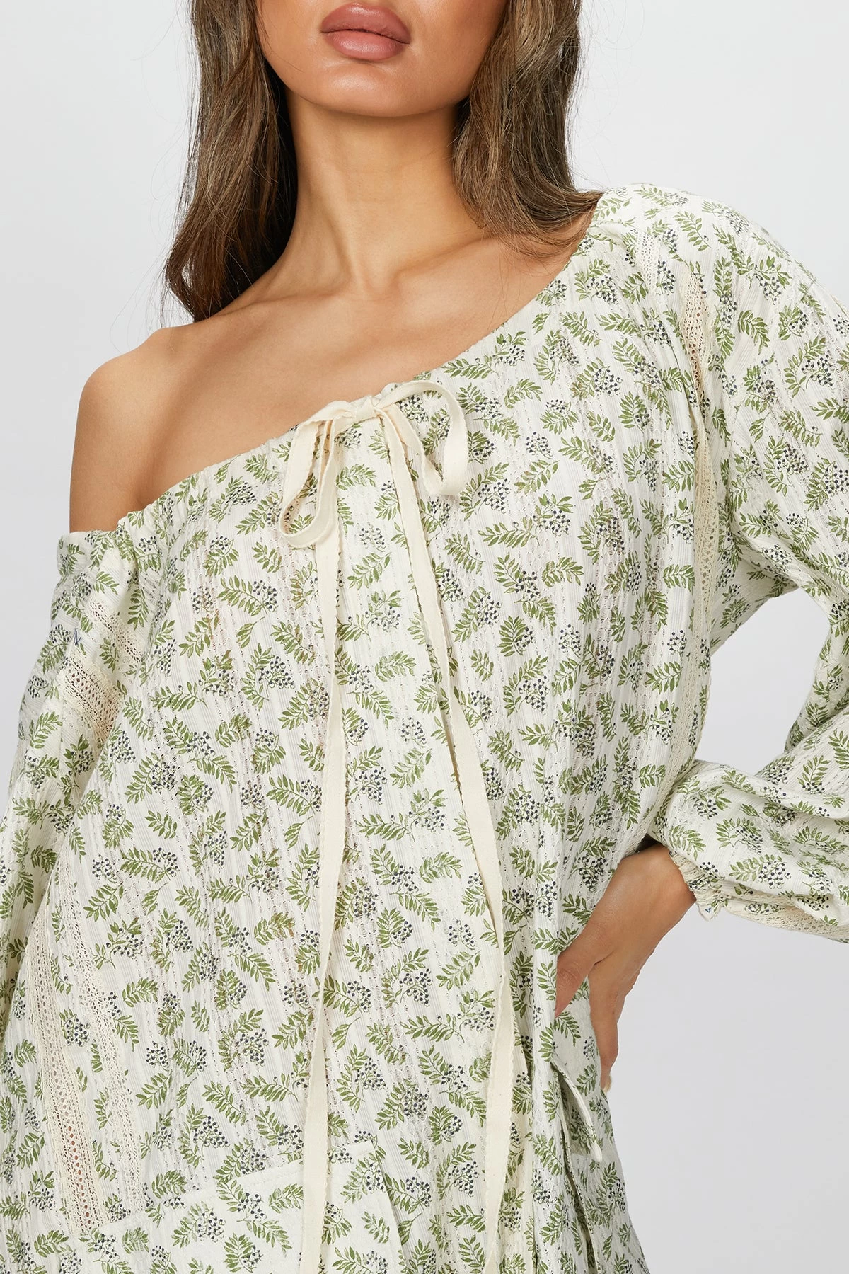 OFF-THE-SHOULDER MINI DRESS 4 OFF-THE-SHOULDER MINI DRESS - Image 4