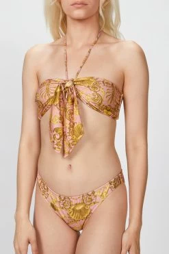 SEASHELL HALTERNECK BIKINI WITH KNOT -Varley Store SilenceCoJune29 86