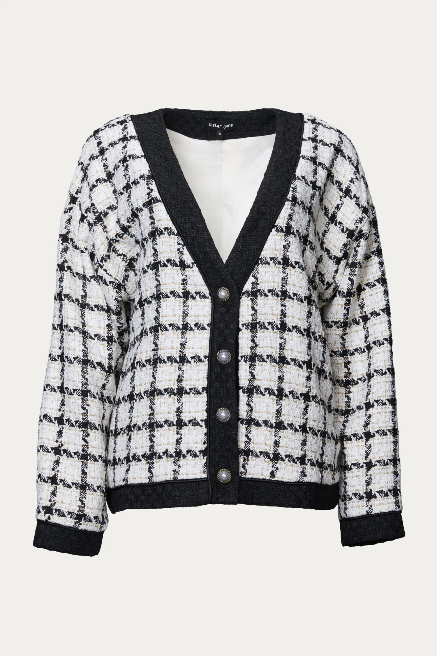 SISTER JANE SUPPER CLUB TWEED CARDIGAN 1 SISTER JANE SUPPER CLUB TWEED CARDIGAN