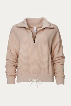 Varley BUCKINGHAM KNIT HALF ZIP