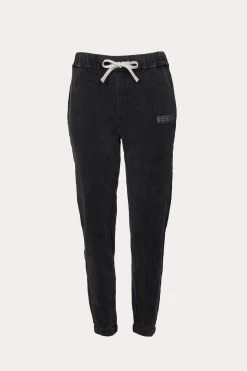 THE KOOPLES FADED BLACK JOGGERS