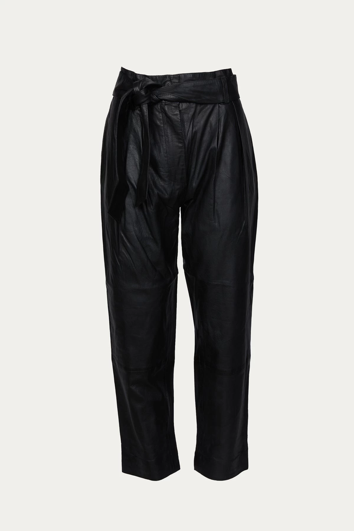 PLEATED LEATHER PANT 1 PLEATED LEATHER PANT