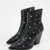 THE KOOPLES STAR STUDDED LEATHER BOOTS
