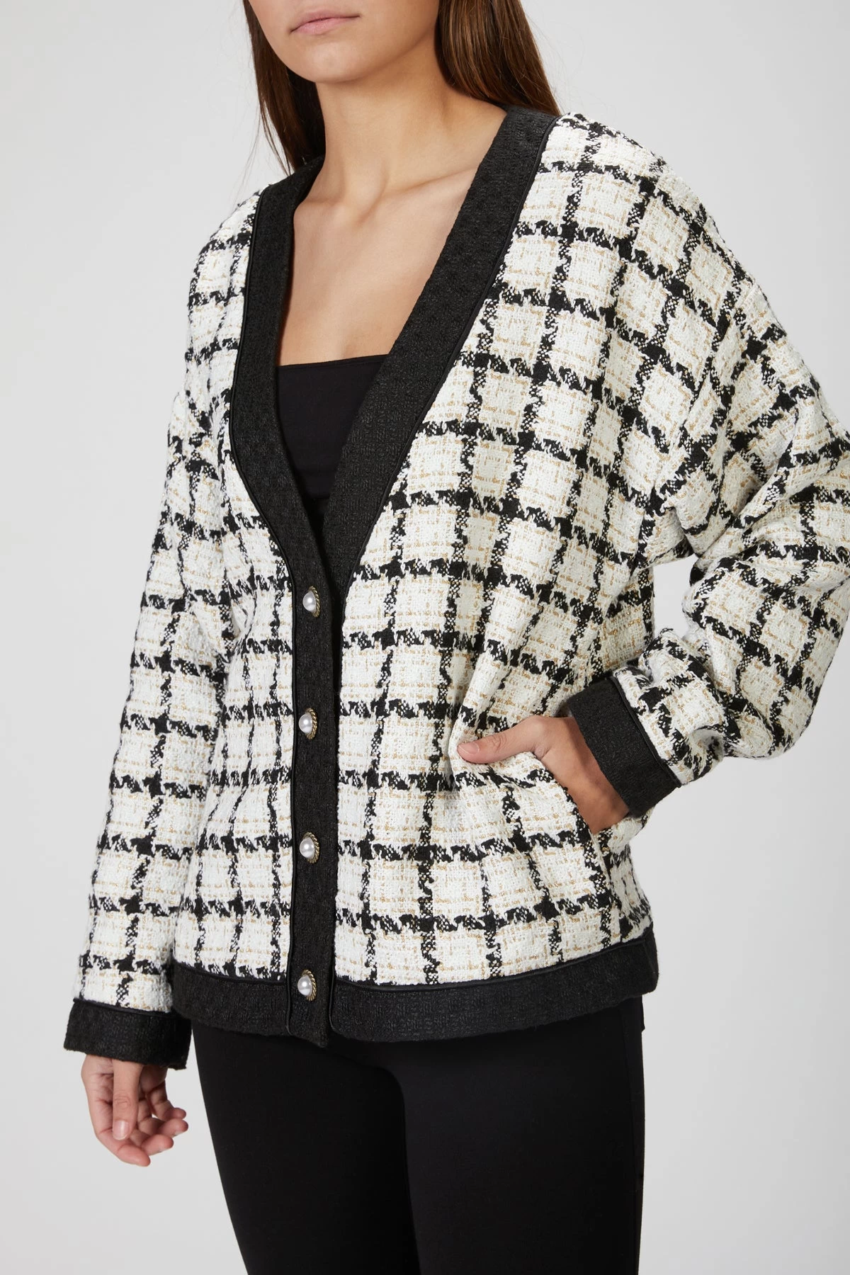 SISTER JANE SUPPER CLUB TWEED CARDIGAN 4 SISTER JANE SUPPER CLUB TWEED CARDIGAN - Image 4