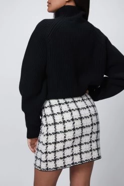 SISTER JANE SUPPER CLUB MINI TWEED SKIRT -Varley Store SilenceCoStudioonModelCheyenneDec320201595
