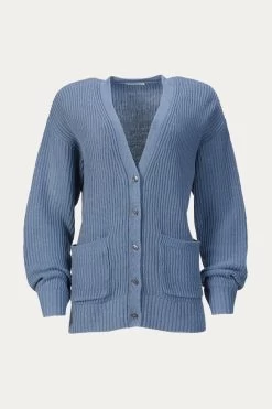 RIBBED KURT CARDIGAN