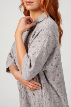 OVERSIZED LACE SHIRT -Varley Store TheSilenceCoCatherineOnModelMarch2020218537