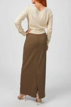 BARELY THERE CARDIGAN -Varley Store TheSilenceCoCatherineOnModelMarch2020218577