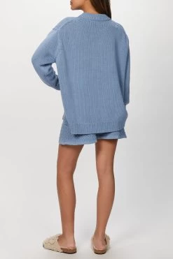 CHUNKY CREW NECK JUMPER -Varley Store TheSilenceCoCheyenneOnModelMarch2020210986