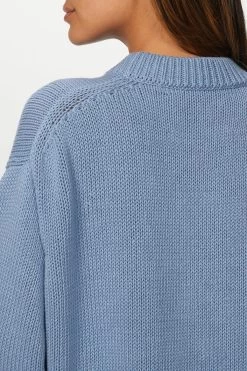 CHUNKY CREW NECK JUMPER -Varley Store TheSilenceCoCheyenneOnModelMarch2020210990