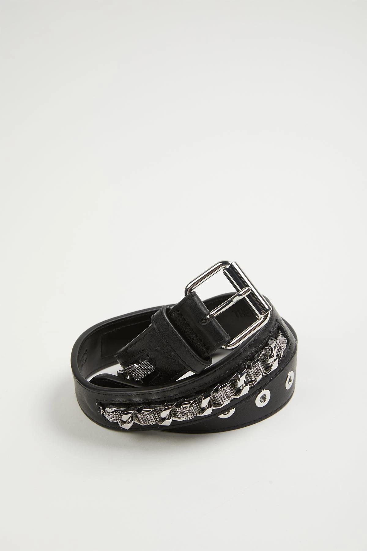 THE KOOPLES LEATHER BELT WITH CHAIN 1 THE KOOPLES LEATHER BELT WITH CHAIN