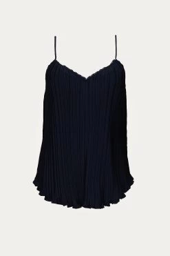 SLEEVELESS PLISSE TANK