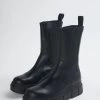 ALOHAS ARMOR LEATHER CHELSEA COMBAT BOOTS