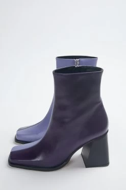 ALOHAS SOUTH COLORBLOCK PATENT-LEATHER ANKLE BOOTS -Varley Store TheSilenceCoInvisMannequinFeb2520220991