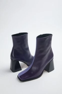 ALOHAS SOUTH COLORBLOCK PATENT-LEATHER ANKLE BOOTS -Varley Store TheSilenceCoInvisMannequinFeb2520220993
