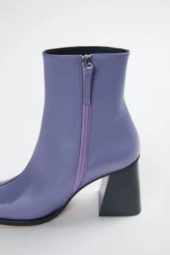 ALOHAS SOUTH COLORBLOCK PATENT-LEATHER ANKLE BOOTS -Varley Store TheSilenceCoInvisMannequinFeb2520220994