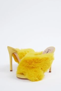 FAUX-FUR VEGETARIAN SUEDE MULES -Varley Store TheSilenceCoInvisMannequinJan720228083