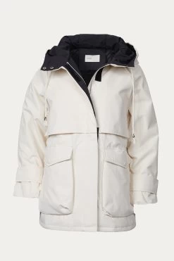 HOODED SHELL DOWN COAT