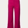 ALICE LINEN-BLEND TWILL STRAIGHT-LEG PANTS