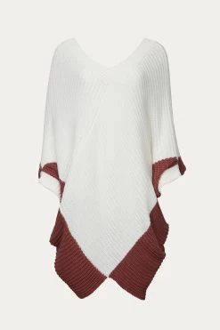OVERSIZED RIBBED-KNIT TUNIC SWEATER