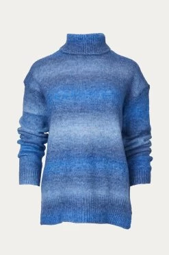 OMBRÉ TURTLENECK SWEATER