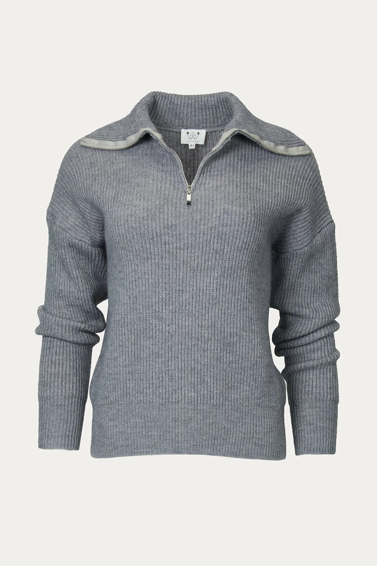 CIUT HALF-ZIP RIBBED SWEATER 2 CIUT HALF-ZIP RIBBED SWEATER - Image 2