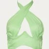 RANA CROPPED CROSS FRONT OPEN-BACK TOP