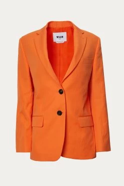 MSGM SINGLE BREASTED JACKET