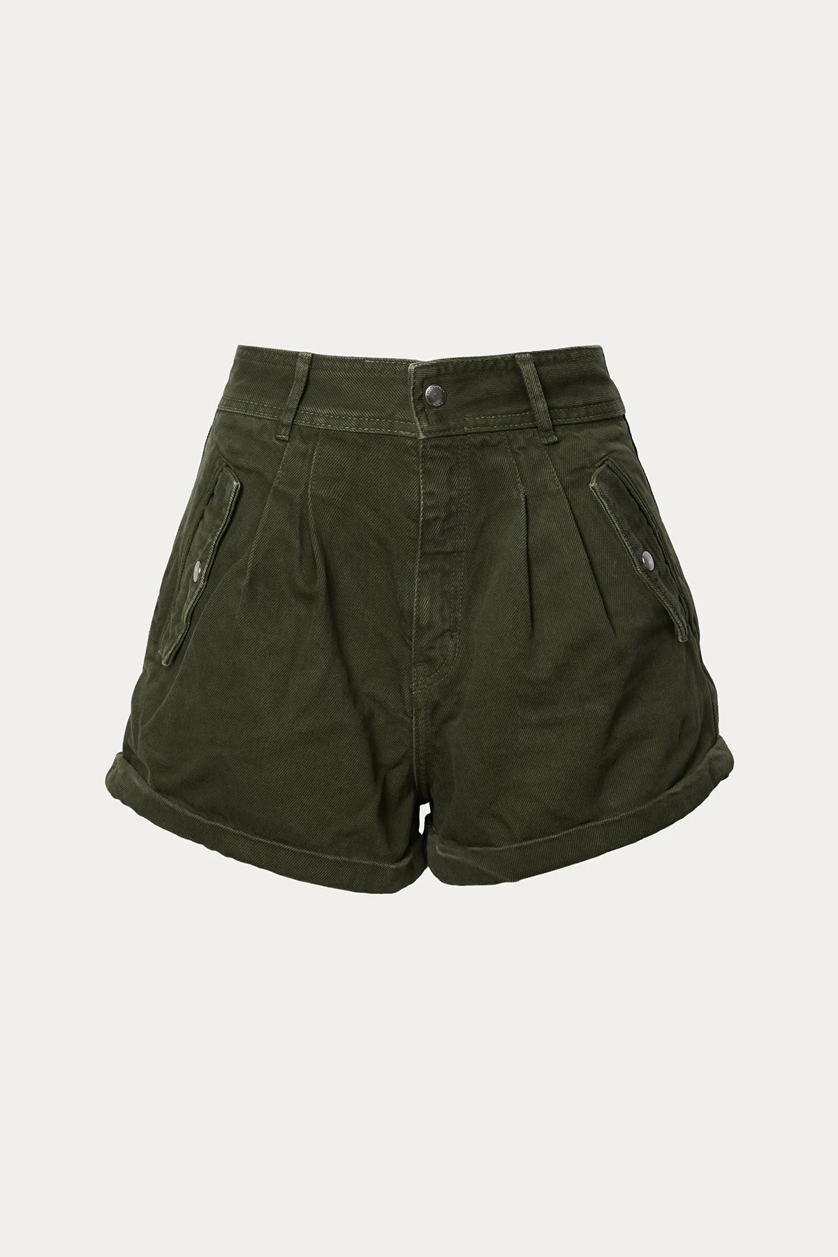 THE KOOPLES STRETCH LINEN KHAKI SHORTS 1 THE KOOPLES STRETCH LINEN KHAKI SHORTS