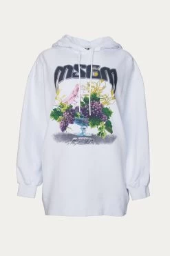 MSGM GRAPHIC PRINT HOODIE