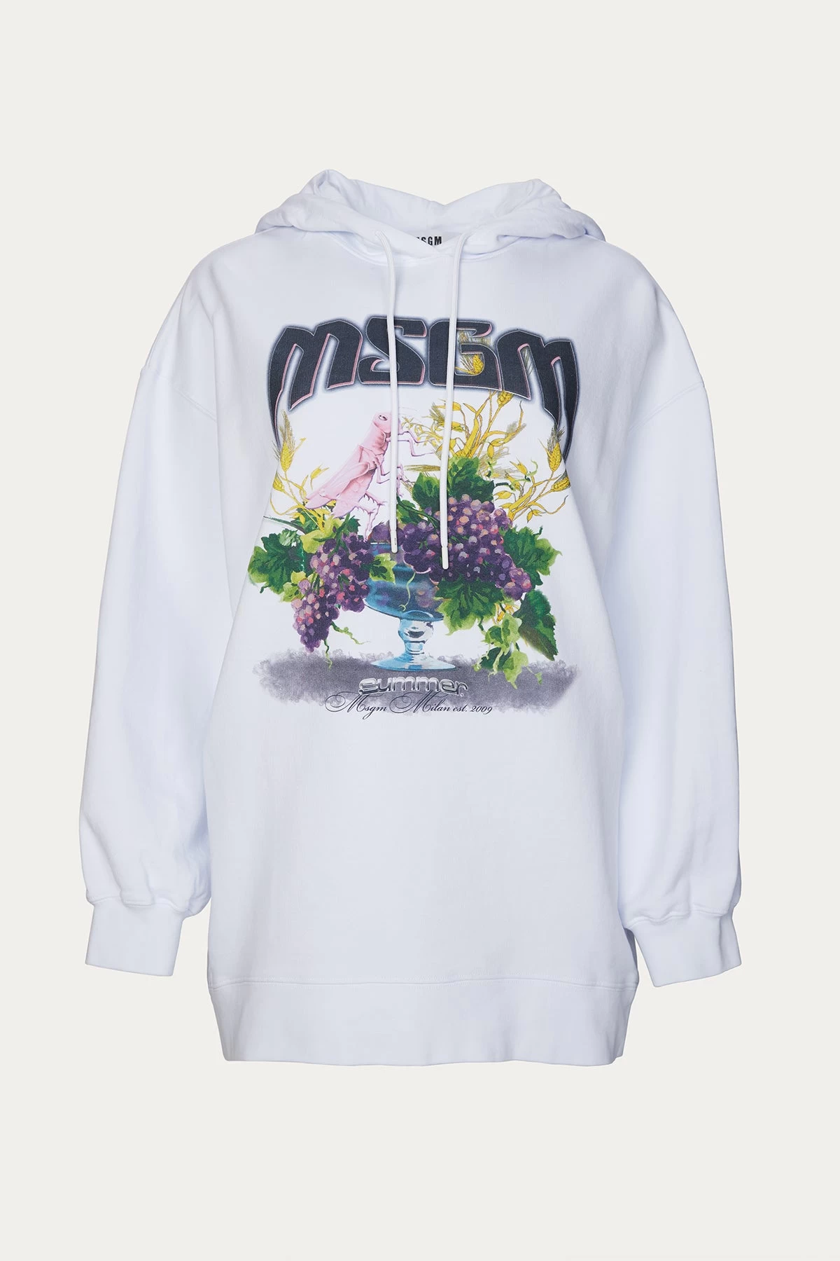 MSGM GRAPHIC PRINT HOODIE 1 MSGM GRAPHIC PRINT HOODIE