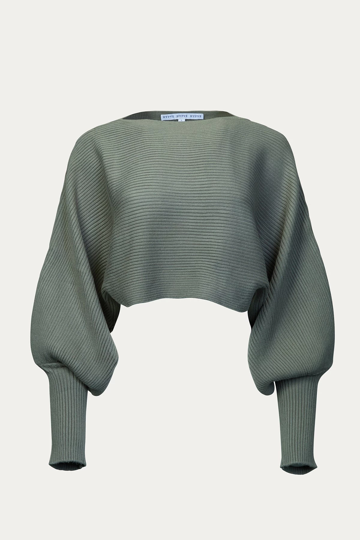 BOXY DOLMAN-SLEEVE CROPPED SWEATER 1 BOXY DOLMAN-SLEEVE CROPPED SWEATER