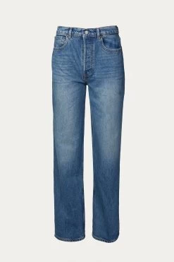 THE ZIGGY BAGGY HIGH-RISE STRAIGHT-LEG JEANS