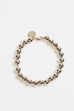 MEDIUM GOLD BALL BRACELET