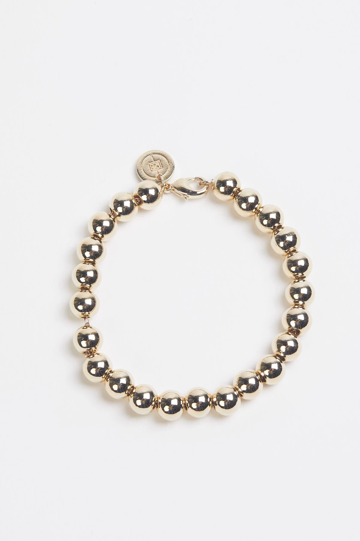 MEDIUM GOLD BALL BRACELET 1 MEDIUM GOLD BALL BRACELET